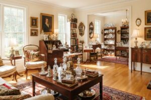 Professionally staged estate sale inside Rockville Maryland luxury home
